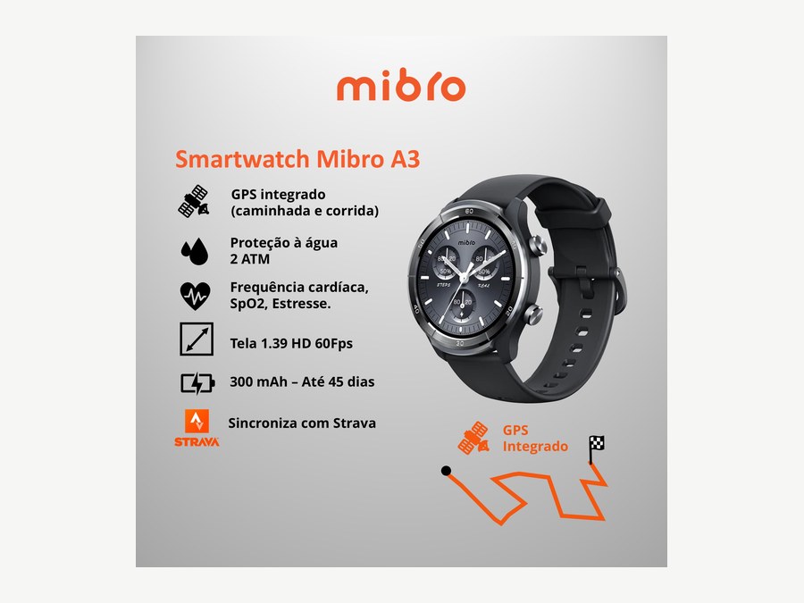 Smartwatch Mibro A3 GPS
